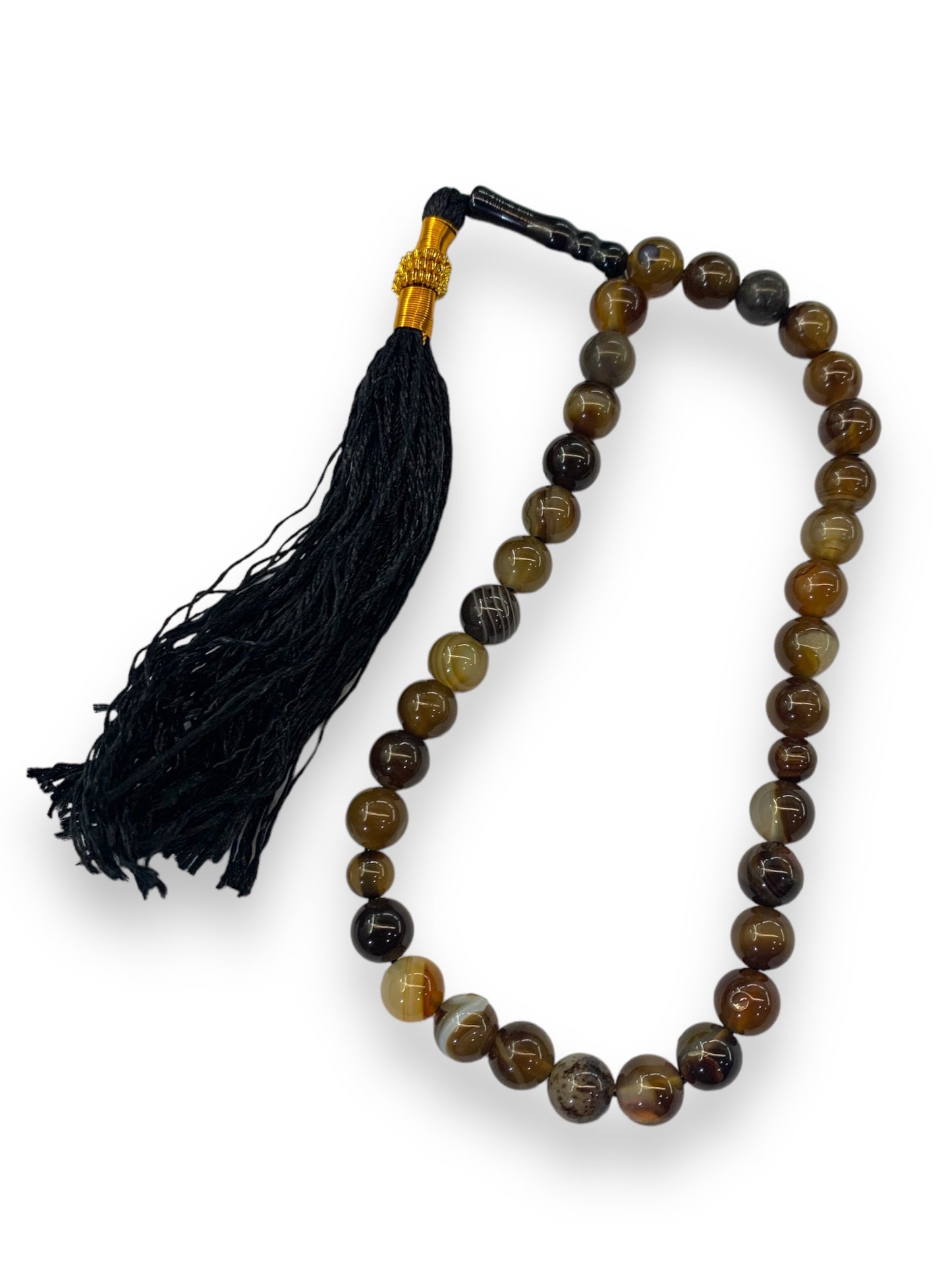 Sulemani Aqeeq 33 Beads - 8.5 mm