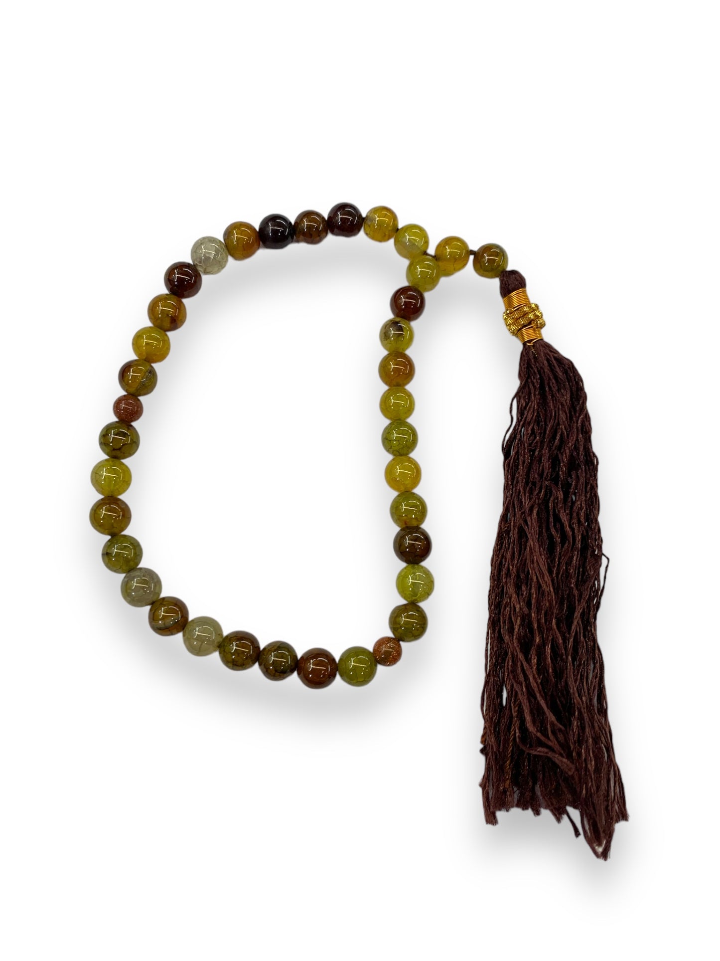 Aqeeq Yamni 33 Beads - 8 mm