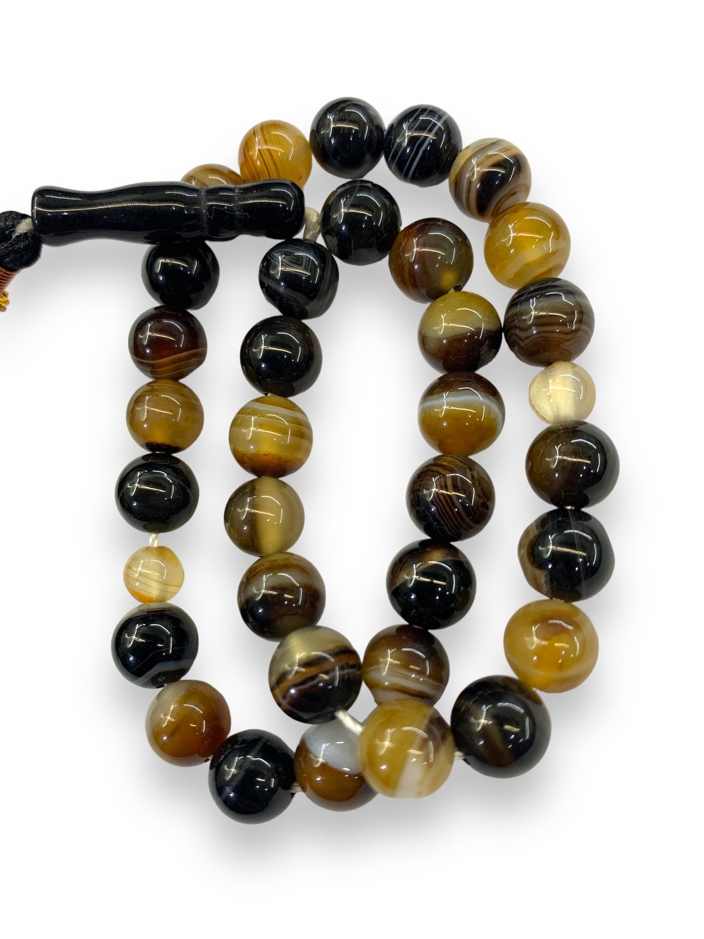 Sulemani Aqeeq 33 Beads - 8.5 mm