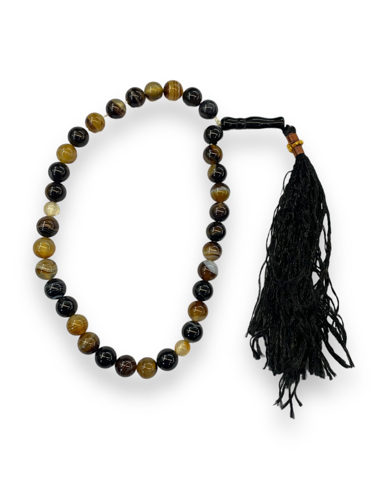 Sulemani Aqeeq 33 Beads - 8.5 mm