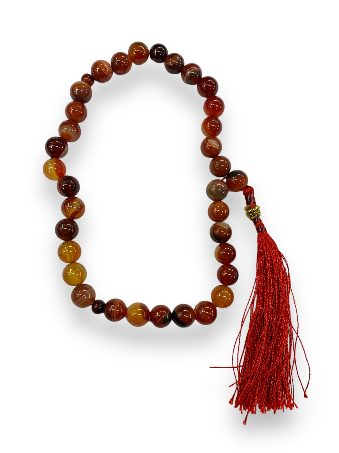 Sulemani Aqeeq 33 Beads - 10 mm