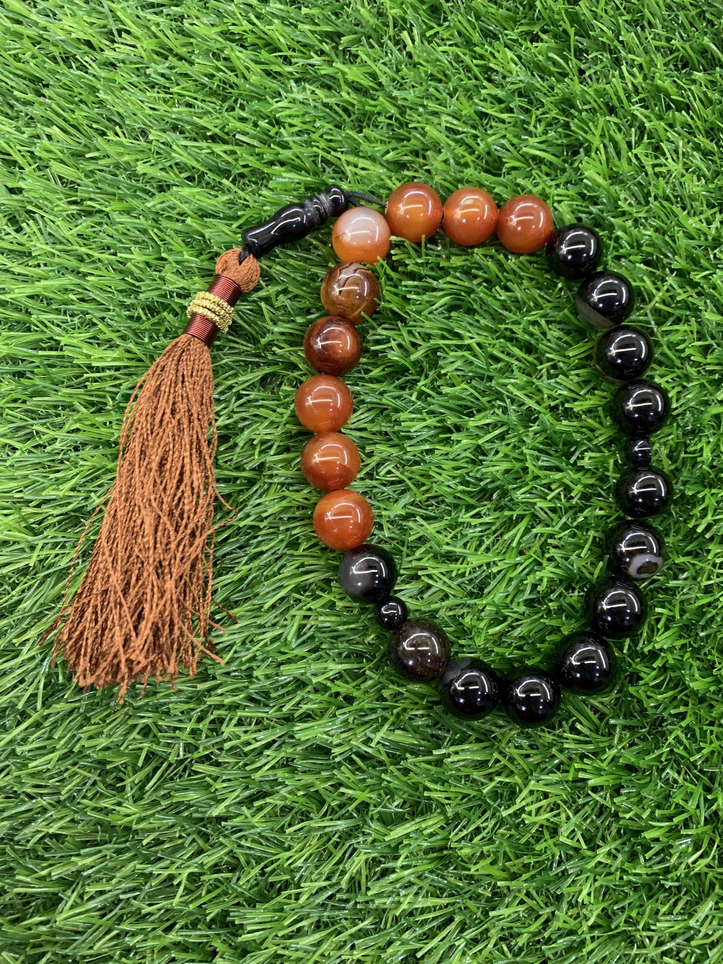 Imran Khan Aqeeq 33 Beads - 14 mm