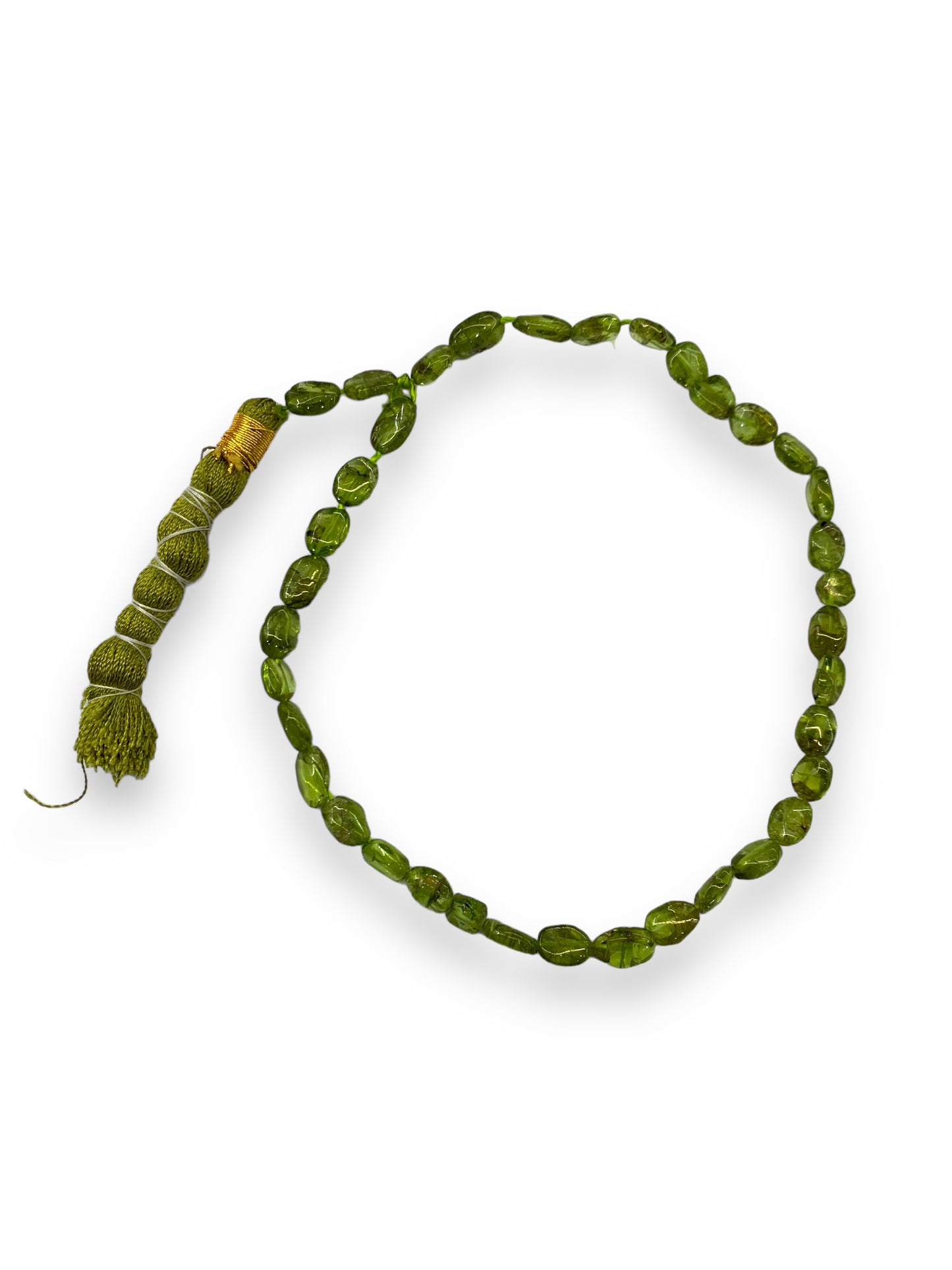 Peridot 33 Beads - 8x5.5 mm