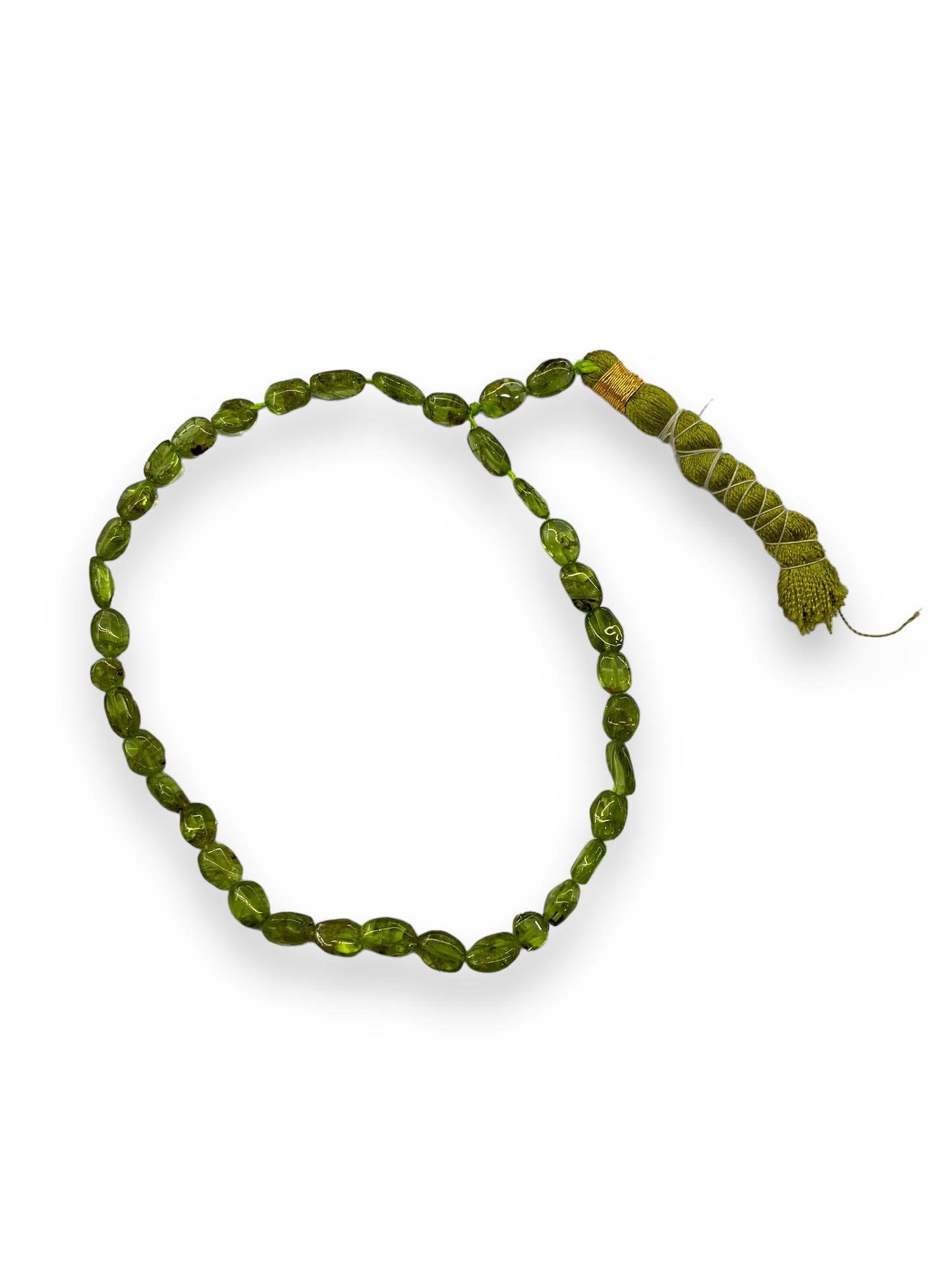 Peridot 33 Beads - 8x5.5 mm