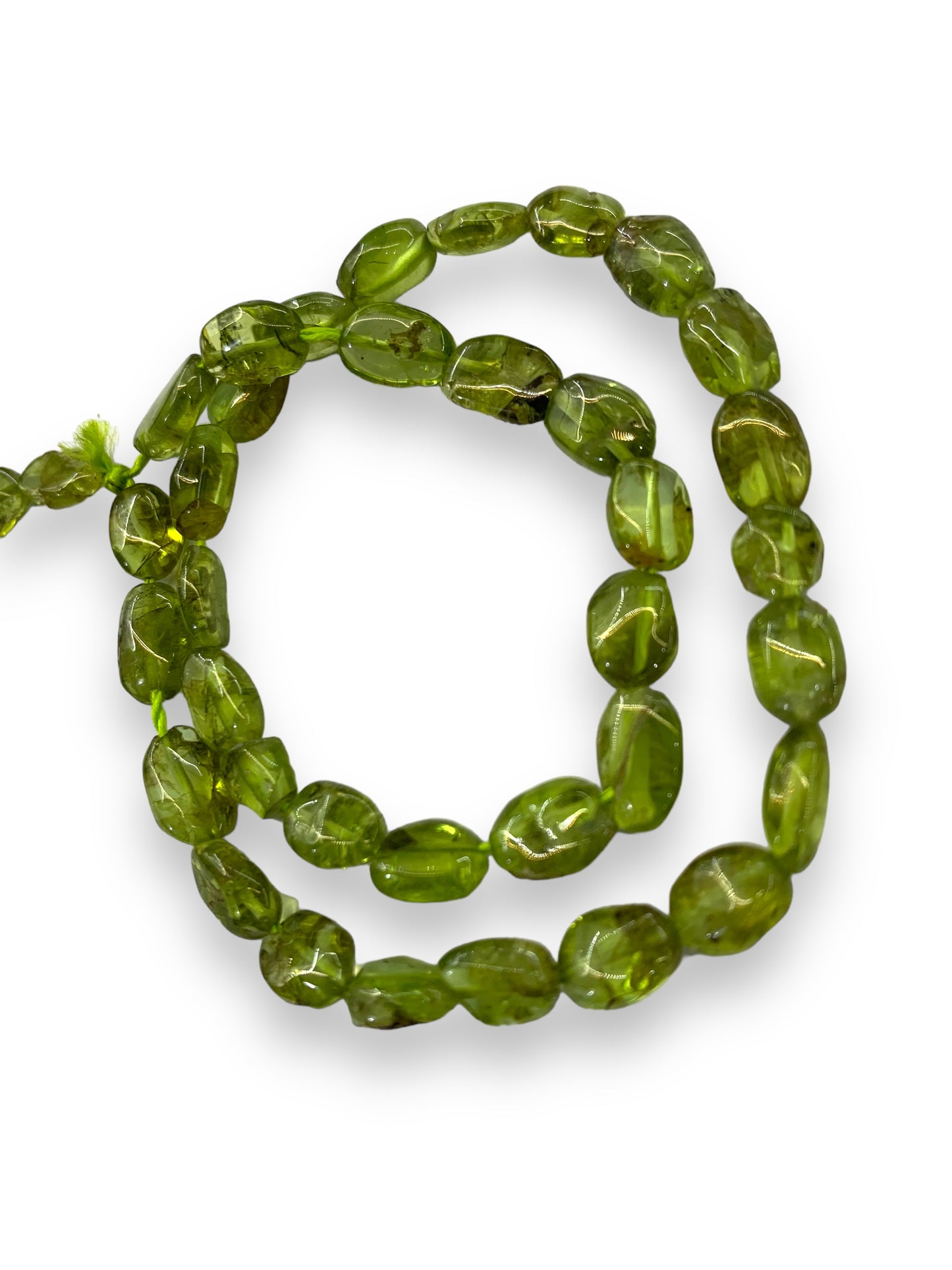 Peridot 33 Beads - 8x5.5 mm