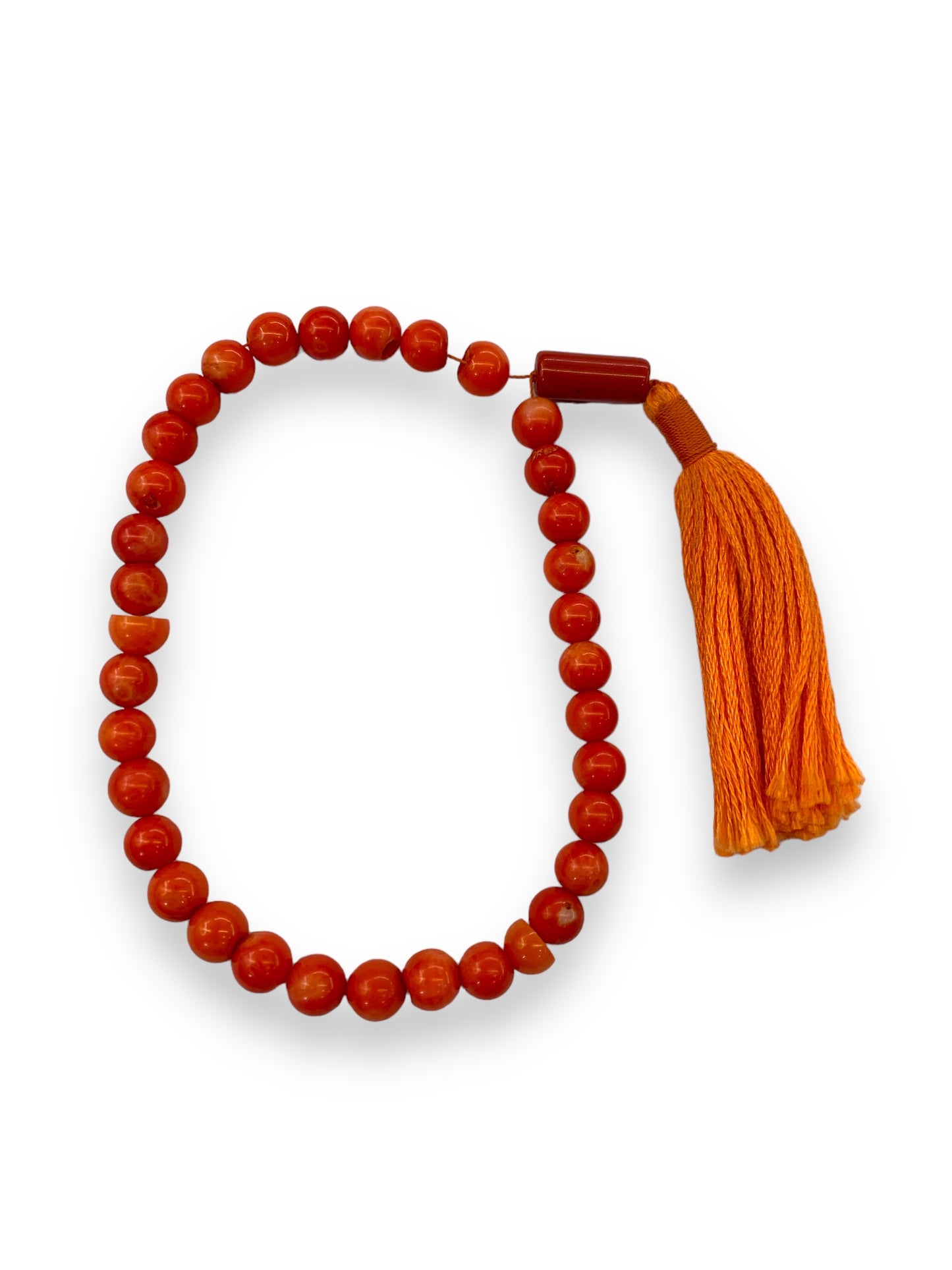 -D- Marjan (91ct) 33 Beads - 7 mm