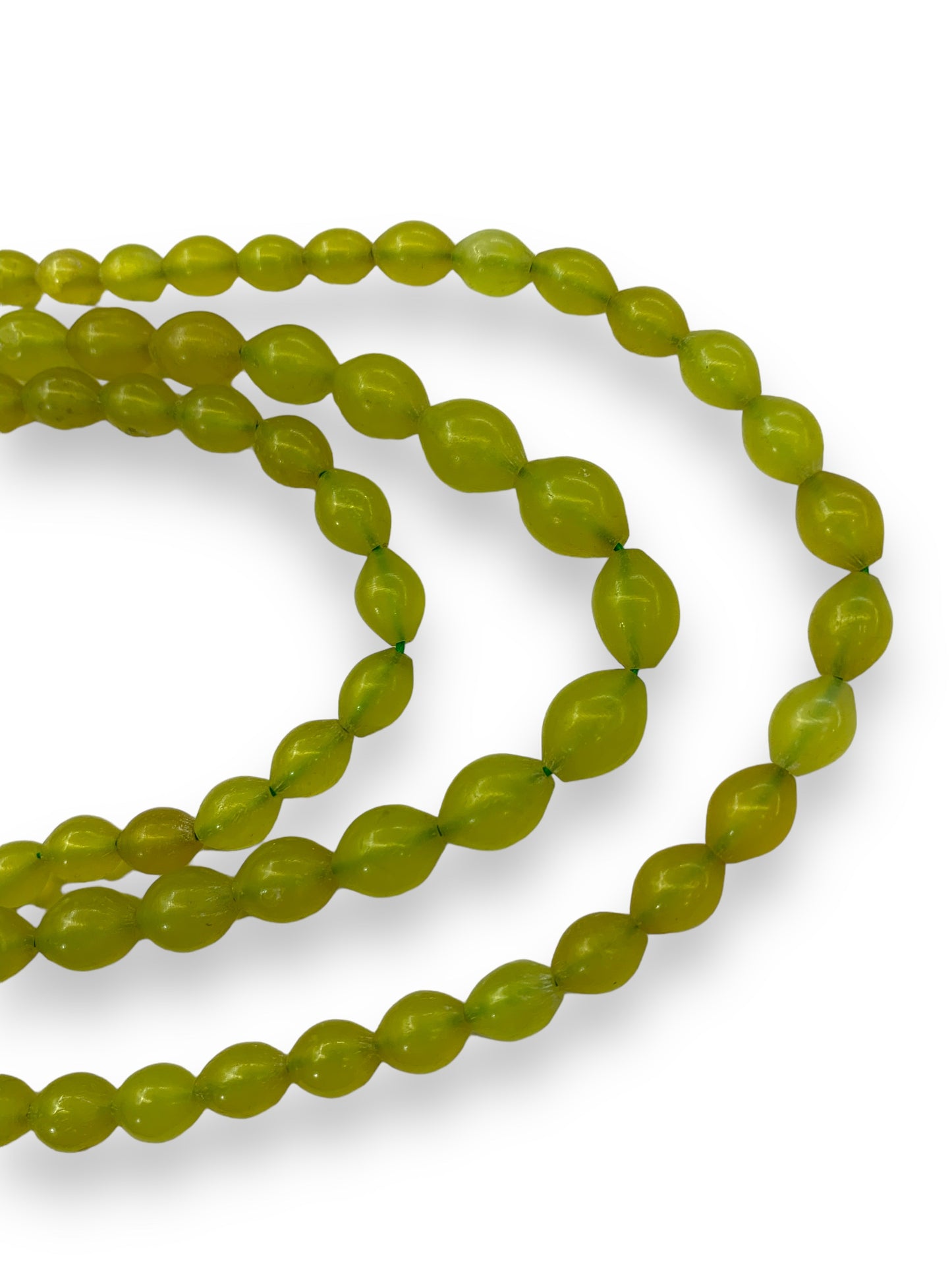 Jade 100 Beads - 7.7x6 mm