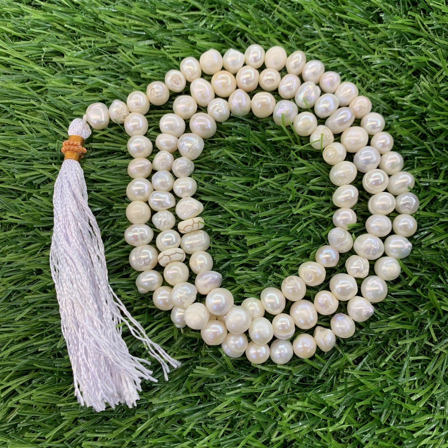 Pearl_Moti  (100 Beads) - 8 mm