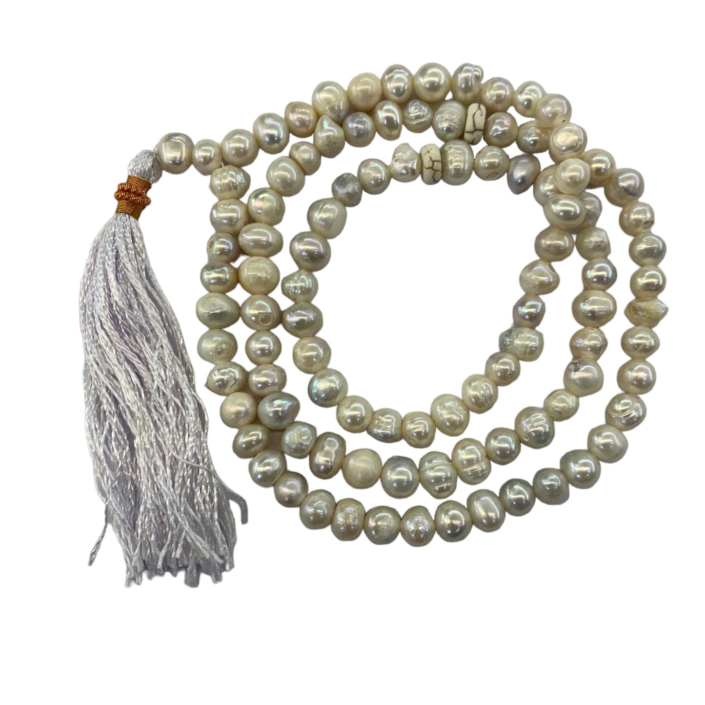 Pearl_Moti  (100 Beads) - 8 mm