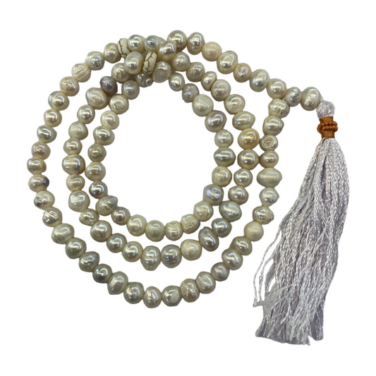 Pearl_Moti  (100 Beads) - 8 mm