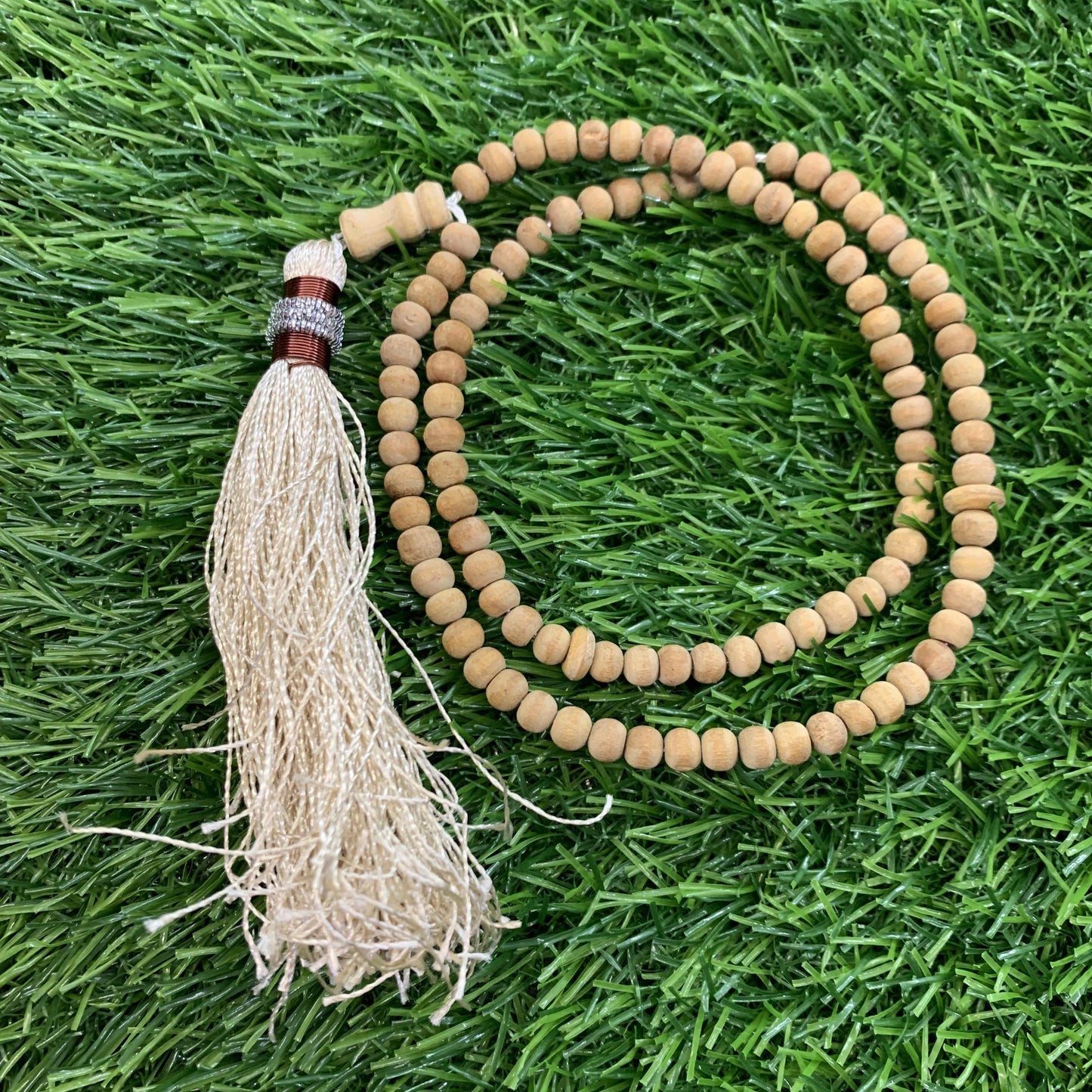 Sandal Wood (100 Beads) - 5.75 mm