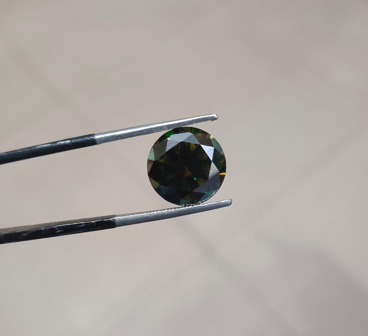 Black Moissanite Diamond 4.25ct