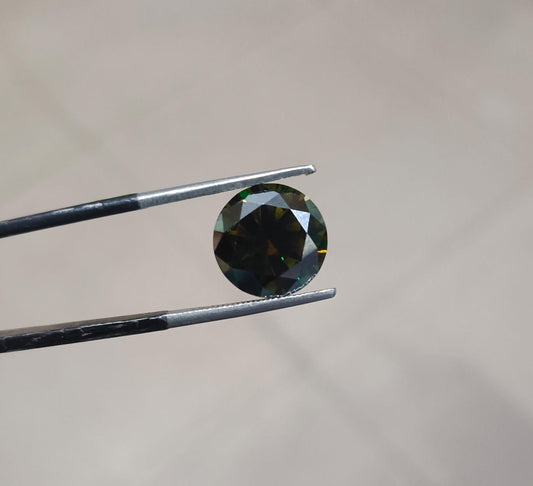 Black Moissanite Diamond 4.25ct